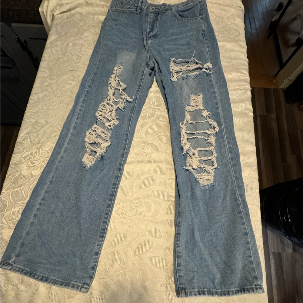 Light blue jeans